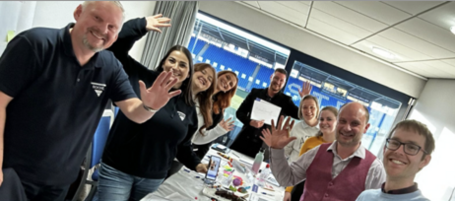 Happy attendees on a training course in Shrewsbury